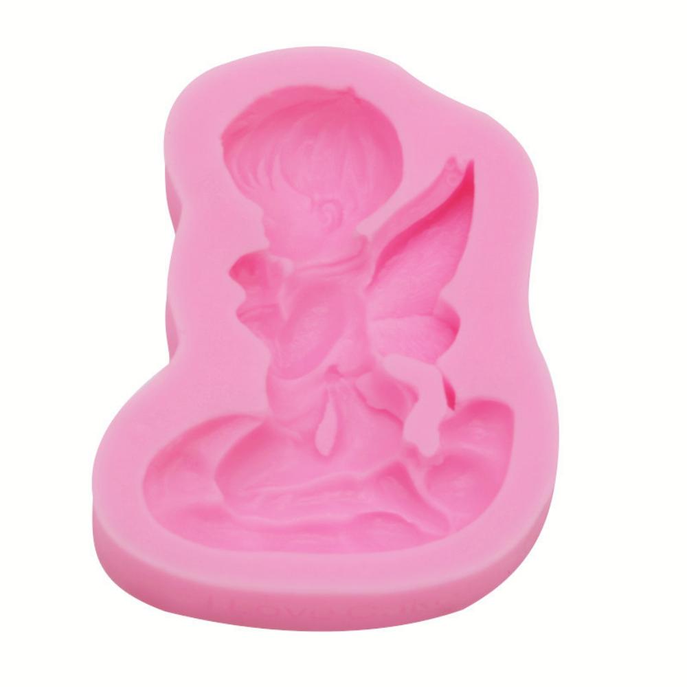 Желающий ангел мальчик инструмент для помадки торта форма для мыла ручной работы для пудинга