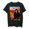 Графическая футболка Michael Jackson Bad Tour 88 100% Хлопок Круглый вырез Летняя с коротким рукавом Повседневная мужская футболка Размеры S-3XL