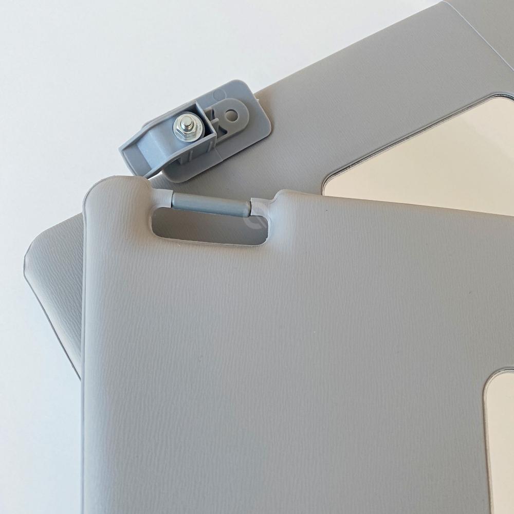 Солнцезащитный козырек для Fiat Panda, левый и правый, серый зонтик с зеркалом, 2 шт., солнцезащитный козырек для Fiat Panda 169 MK2 735362729 735362730