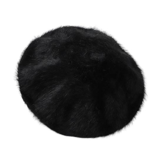 Женская шляпа художника однотонная восьмиугольная с куполообразной тульей берет осень зима теплая плюшевая шляпа модные аксессуары