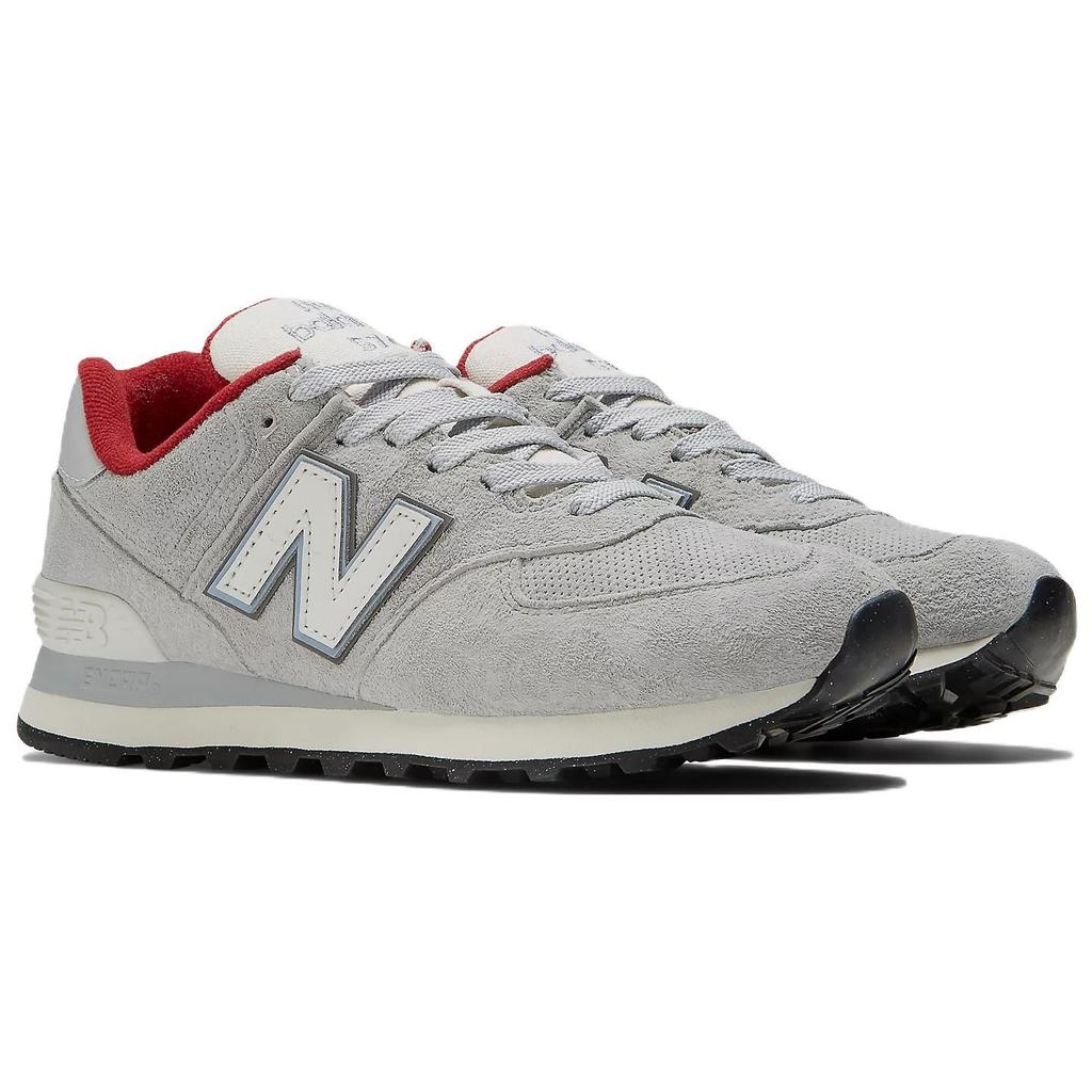 New Balance 574 Grey Blue Varsity Red Women Sneakers WL574BU2