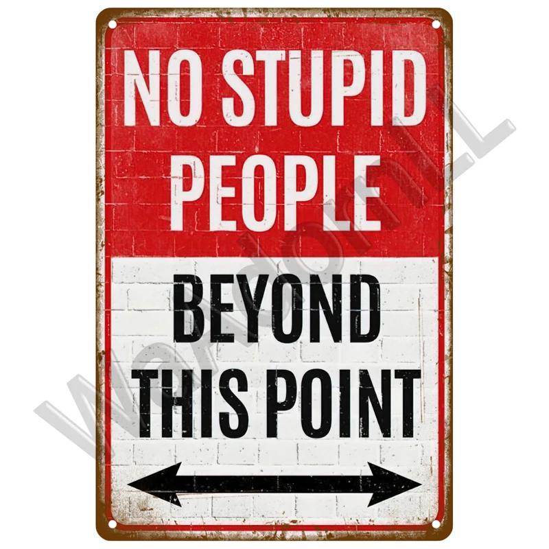 Retro Caution Metal Sign for Bar Pub Garage Vintage Russian Warning Decor for Home Walls