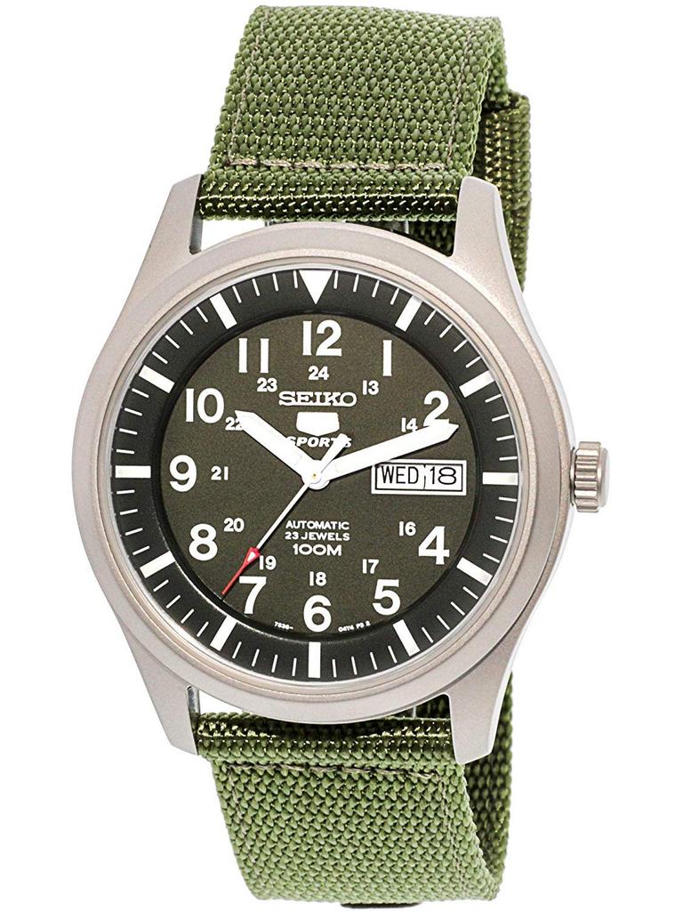 Seiko 5 Sport Automatic Khaki Dial Watch SNZG09K1 [Seiko] Мужские [Товар]