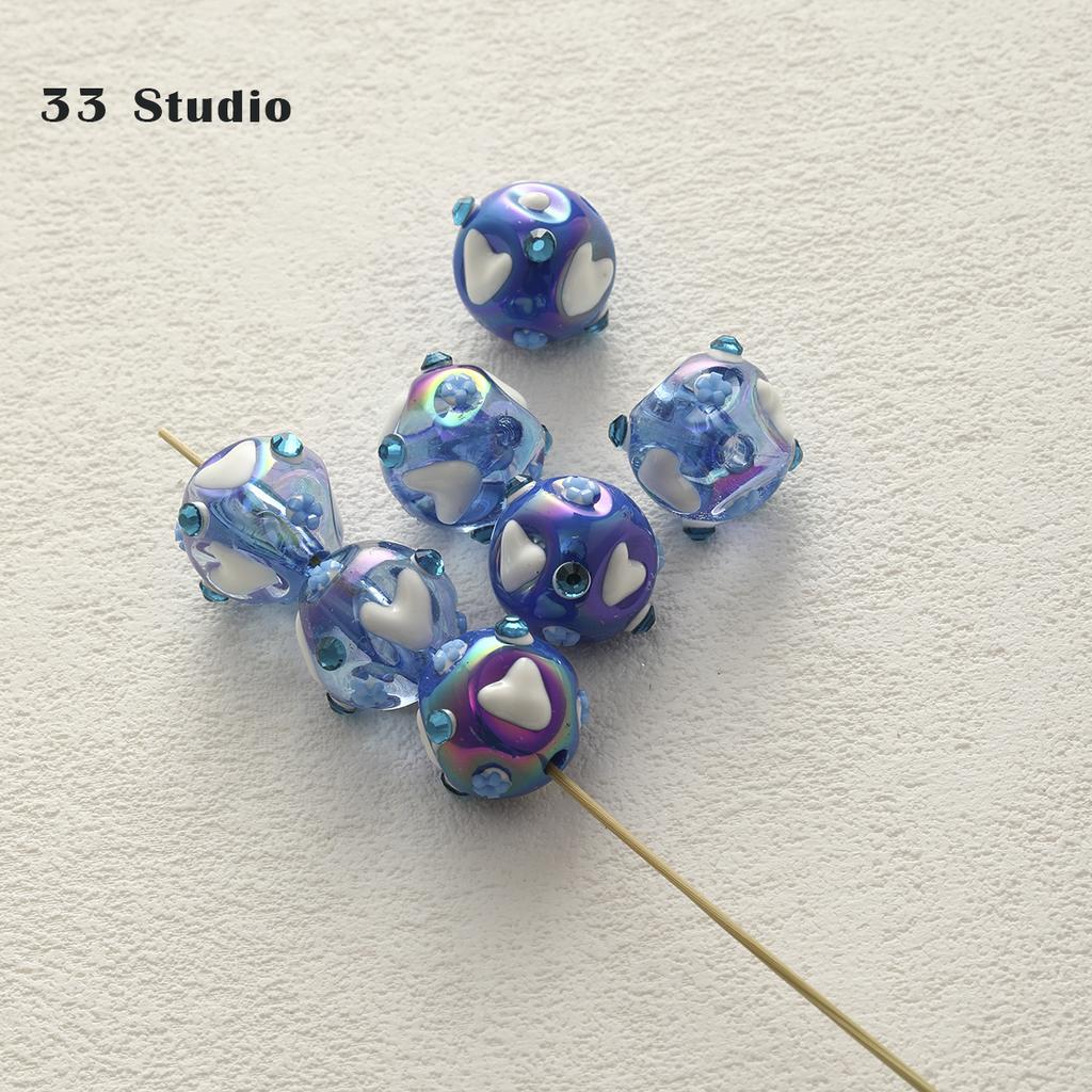 Тяжелая специальная дрель, бусины с ручной росписью, аксессуары «сделай сам», комплект материалов, цепочка для мобильного телефона, автомобильный кулон, бусины-проставки, браслет