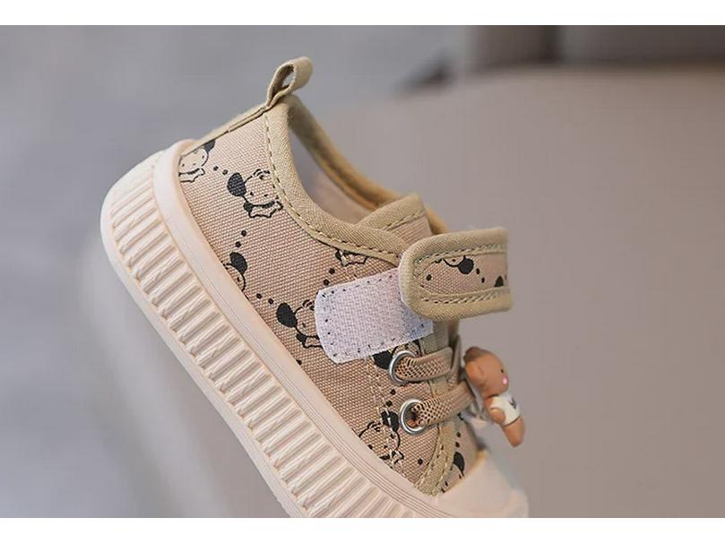 Детские парусиновые кеды весна/осень: Мягкая подошва, дышащая, легко надевается для малышей