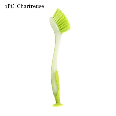 Прочная щетка для чистки миски, раковины, кухонная щетка с присоской