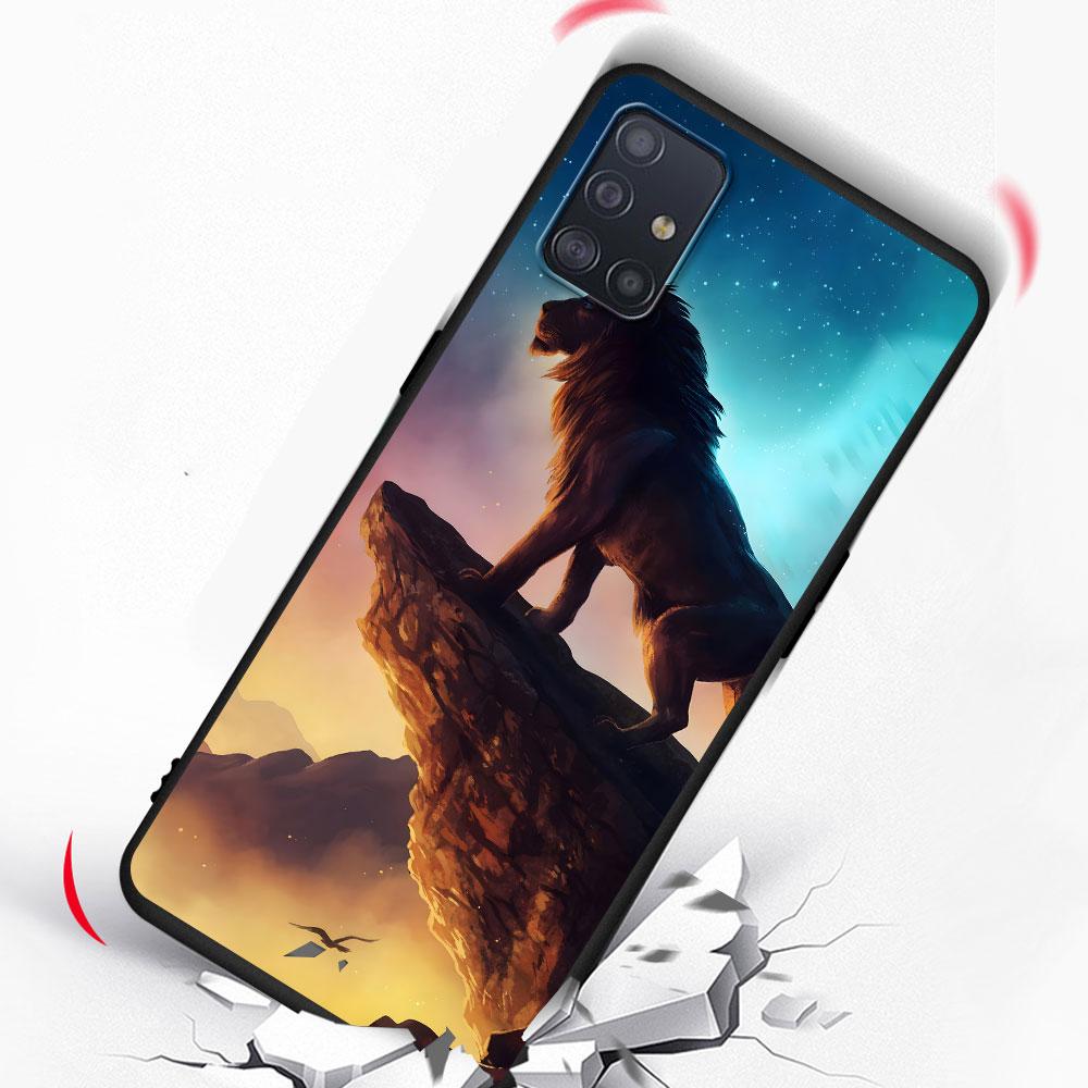 The Lion Case for Samsung Galaxy A51 A53 A54 A31 A52 A12 A13 A21s A22 A32 A11 A22 A33 A41 A52s A73 A14 A24 TPU Phone Cover