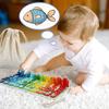 TOXINYUAN Деревянный пазл Монтессори головоломка с числами и алфавитом развивающая игрушка для детей мальчиков девочек малышей строительные блоки игрушки обучающие пособия математика