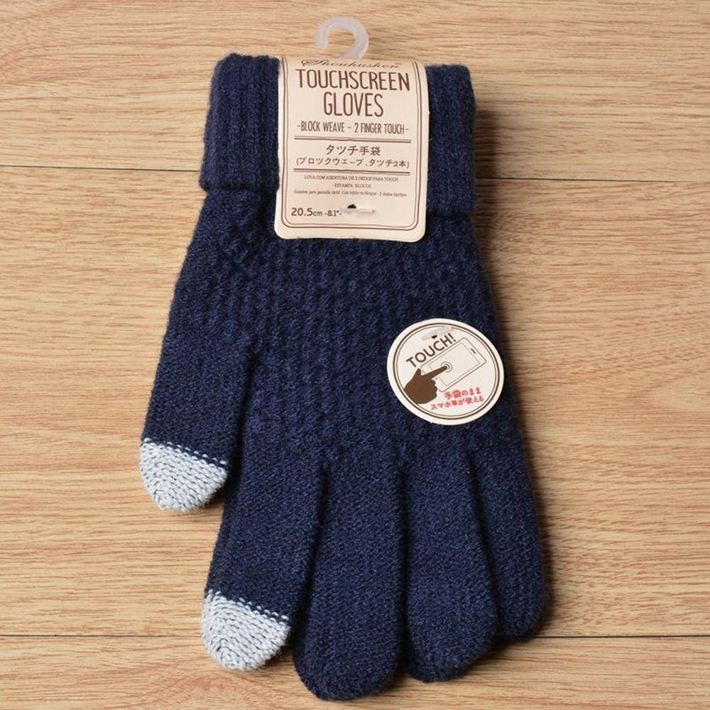 Full Magic Knitted Wrist Knit Female Winter Girl Guantes Screen Solid Women Gloves Warm Touch
