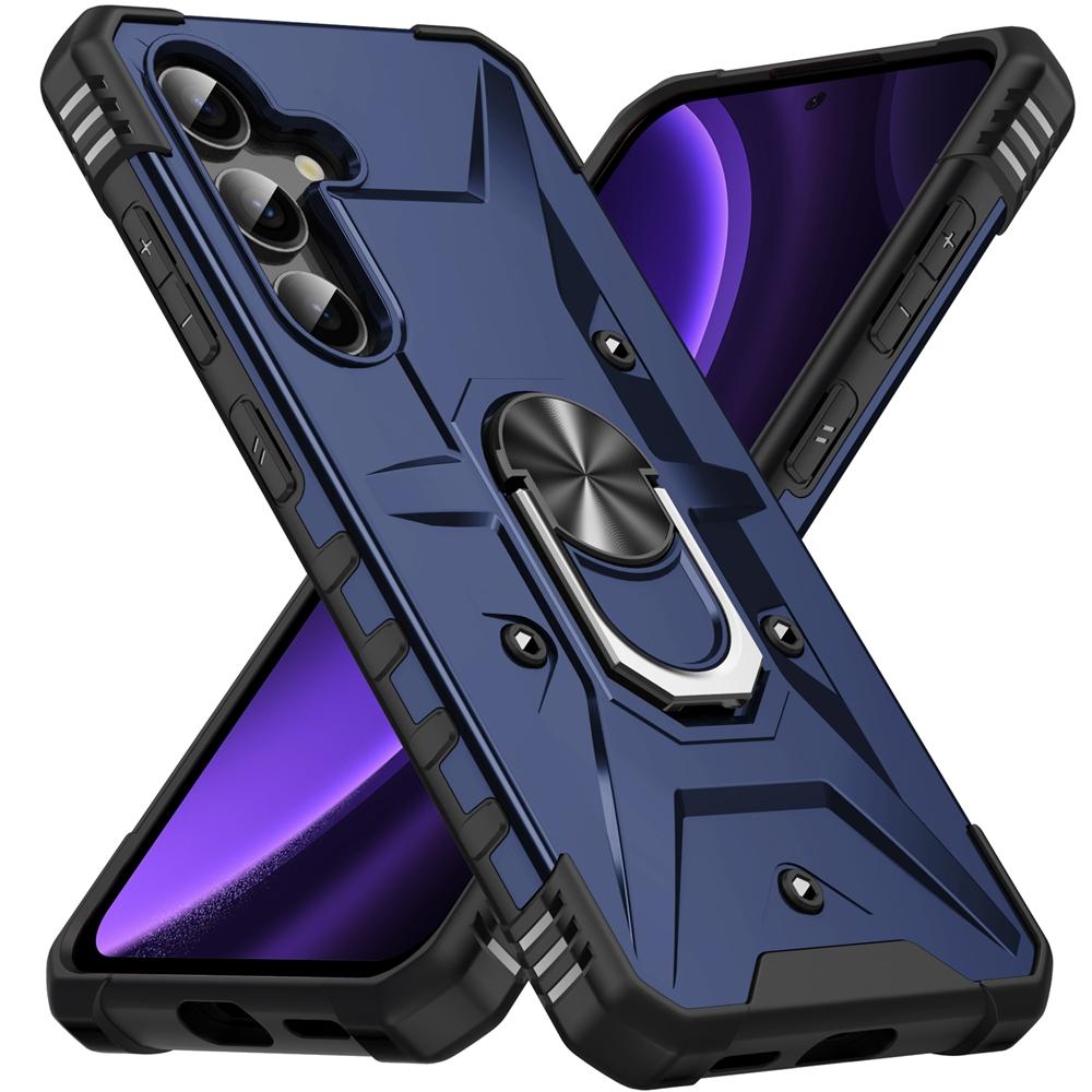 Для Samsung Galaxy A17 5G Чехол Защита Камеры Бронированный Чехол для Телефона для Galaxy A17 A 17 GalaxyA17 Кольцо-Подставка Ударопрочный Funda