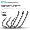 Крючок для карповой ловли Iseama из высокоуглеродистой стали с тефлоновым покрытием