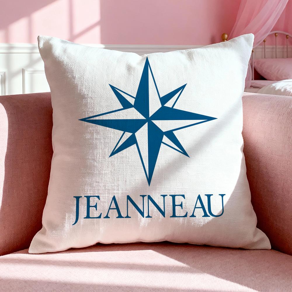 Brand JJeanneau Cushion Cover Breathable Linen Pillowcase Summer Odorless EcoFriendly Invisible Zipper Washable