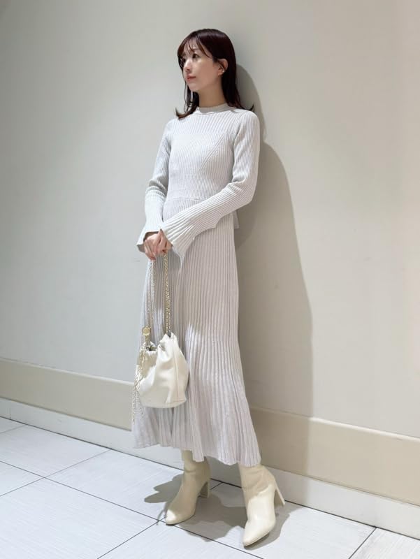 Вязаное платье с открытой спиной Snidel SWNO251017OWHTF