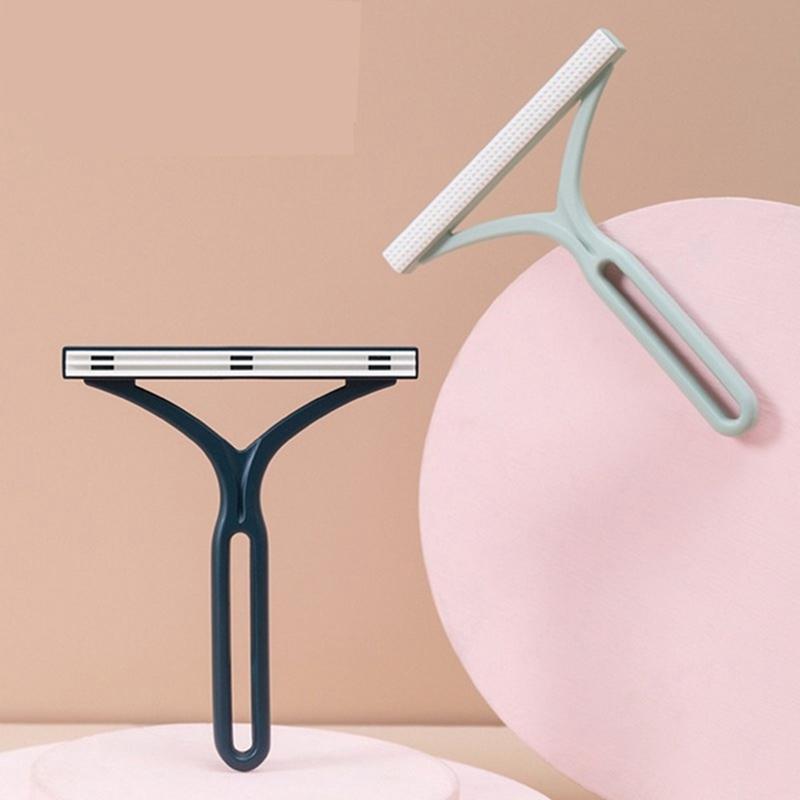 1 шт. двухстороннее средство для удаления шерсти домашних животных, средство для удаления ворса, чистый инструмент, бритва, очиститель свитера, скребок для бритвы для ткани, скребок для одежды, ковров