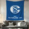 Schalke 04 Wall Tapestry Aesthetic Wall Hanging Printed Fabric Blanket Decorative Tapestries for Bedroom Living Room Home Decor