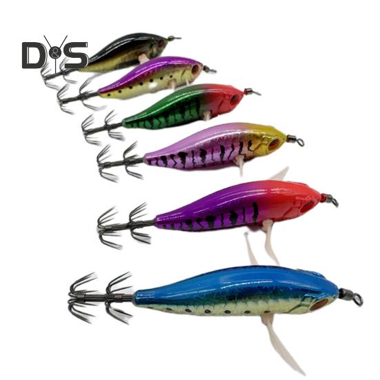 Fishing Lure Bait Sharp Hook Realistic Design Bright Color Fishing Tackle with Barbs Colorful Fishing Lure Kit