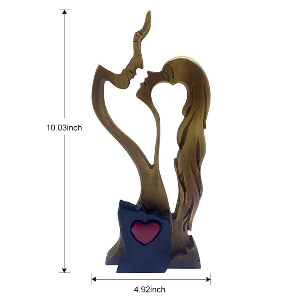 Пара украшений из смолы, украшения на день святого Валентина, форма любви, украшения для дома, пара поцелуев, украшение из смолы, подарок на день Святого Валентина