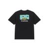 Vans X Tyakasha Cartoon Earth Letter American Vintage Pattern Print Oversize Casual Short Sleeve T Shirt Unisex Tops Black VN0A7TPVBLK