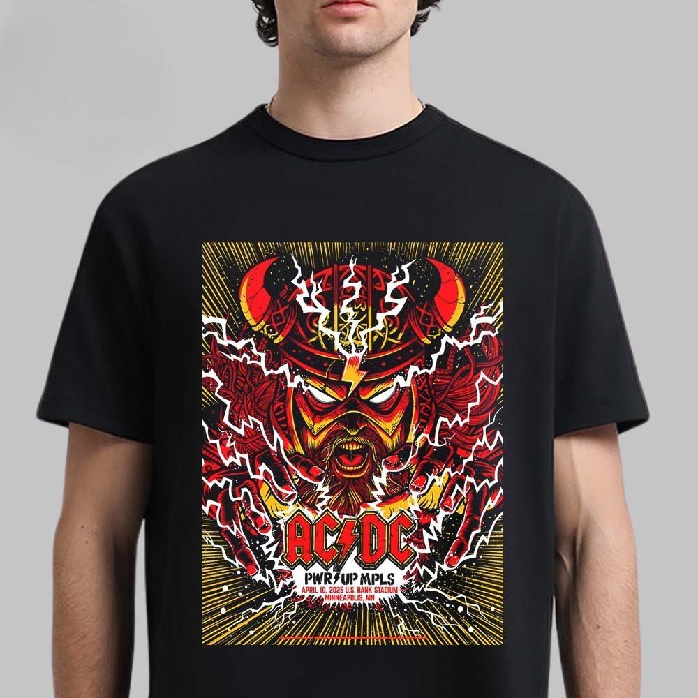 Hot 2026 New Sale Rare ACDC Edinburgh PWR Up Tour In Scotland At Murrayfield Stadium On August 21 2026 Event Tour T-Shirt