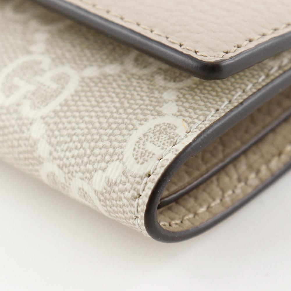 Gucci Держатель для ключей Double G Канва GG Supreme Текущий продукт кожа Женский Б/у