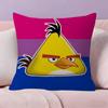 Animation AAAngry Birds Cartoon   Pillow Cushion Cover Pillowcase Living Room Sofa Home Decor Customized