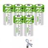 1.5V 5000mWh C2 LR14 Li-po Rechargeable Battery Type-C Ultra-Fast Charging for Flashlight Gas Cooker Electronic Piano Radios