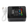5 в 1 монитор качества воздуха с цветным ЖК-экраном CO2 TVOC HCHO Температура Влажность Многофункциональный воздух