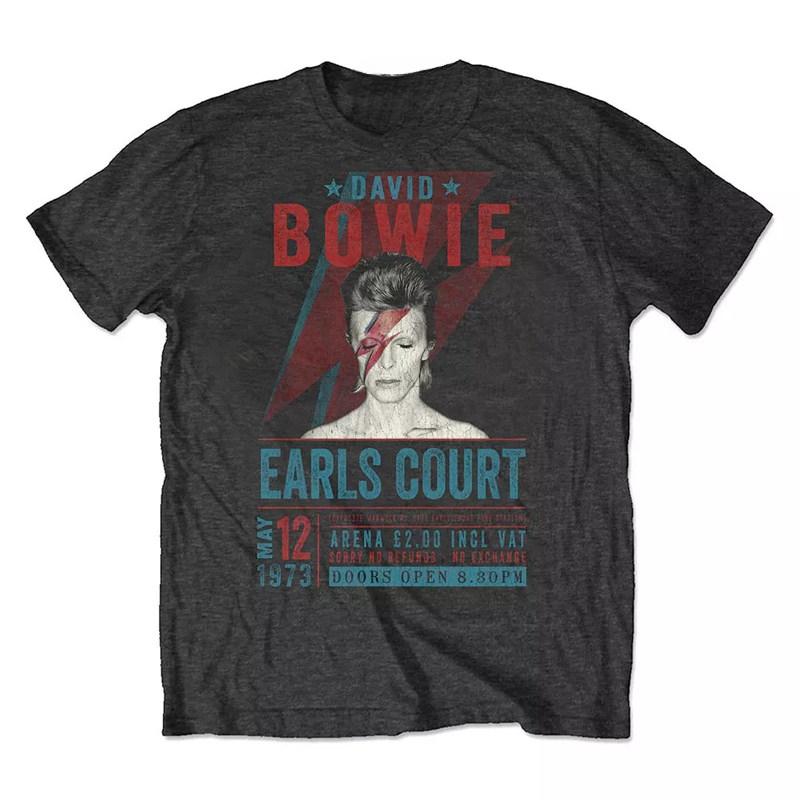 David Bowie Graphic Vintage Unisexs TShirt Unisexs Womens Cotton Y2k Fashion Popular Tee High Quality 2026 Summer T Shirt