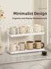 Double Layer Desktop Cup Storage Ra Tabletop Tea Cup Water Cup Draining Stand Coffee Corner Arrangement Small Size Organizer