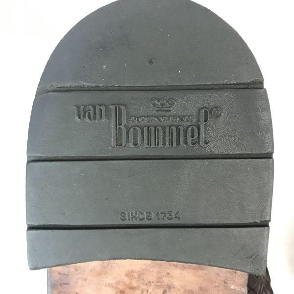 Van Bommel Плетеные кожаные слипоны с вампом 7.5 26см Коричневый(ИСПОЛЬЗОВАЛ)