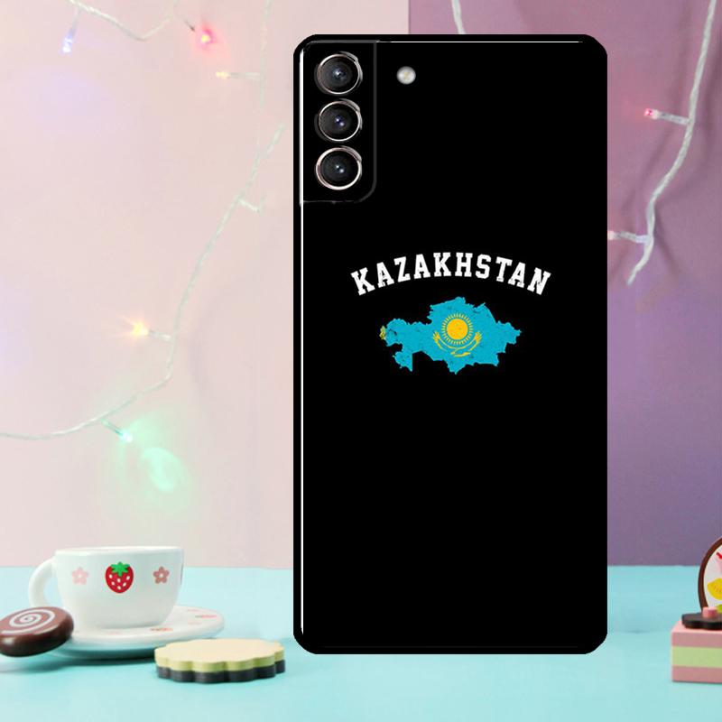 Чехол для телефона Флаг Казахстана Для Samsung Galaxy S24 S25 Ultra S21 S22 S23 Ultra S9 S10 S20 Plus S25 FE