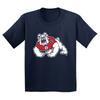 Fresno State Bulldogs Primary Logo Youth T-Shirt - Navy