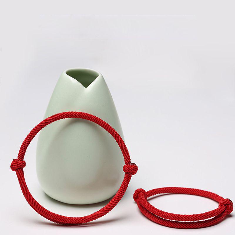 2Pcs Red String of Fate Friendship Bracelets Kabbalah Protection Good Luck Simple Matching Bracelets for Lover Women Men