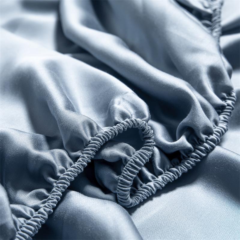 Простыня на резинке Tencel Four Seasons: Дышащий, Охлаждающий Наматрасник Телесного Цвета для Односпальных/Двуспальных Кроватей.