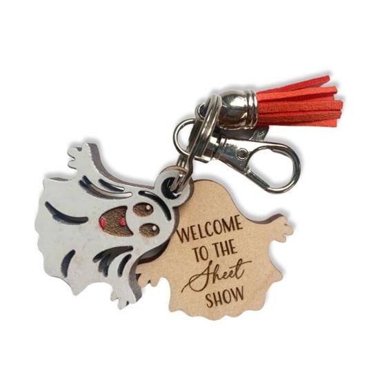 Halloween Keychain Ghost Pumpkin Charm Keychain Bat Skull Keychain Backpack Handbag Charm Boo Basket Stuffer Spooky Gift for Him Her