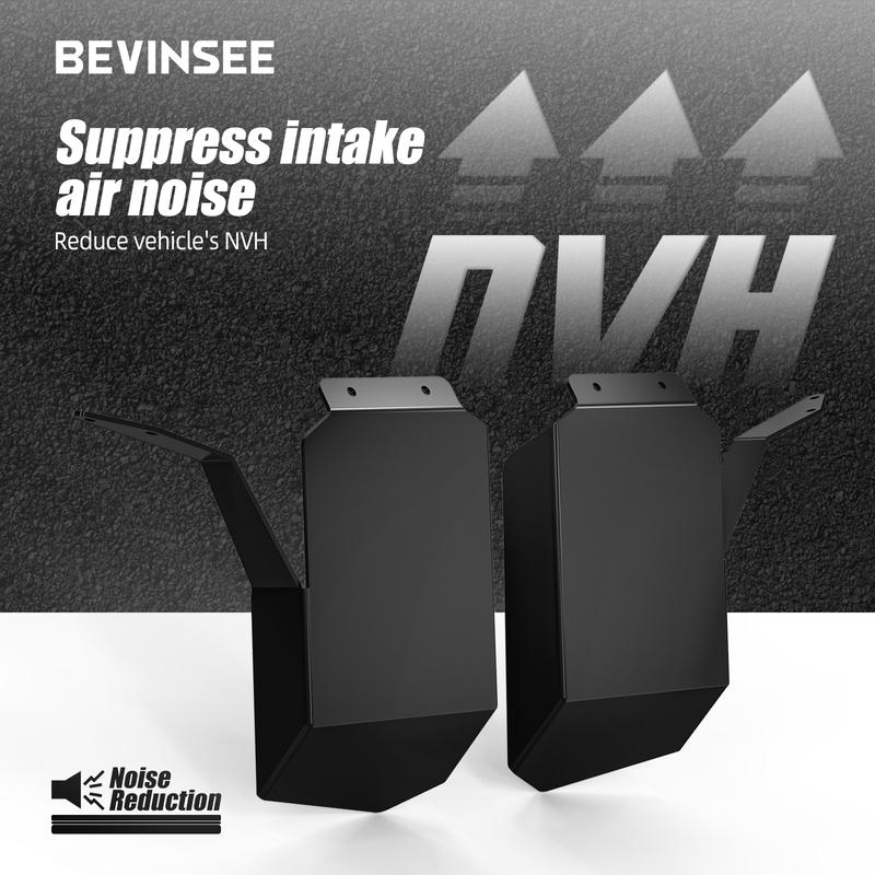 BEVEE 1 Pair Air Induction Intake Scoops for BMW E60 E61 520i 525i 530i 535i 520d 525d 530d 535d M5 2007-2010