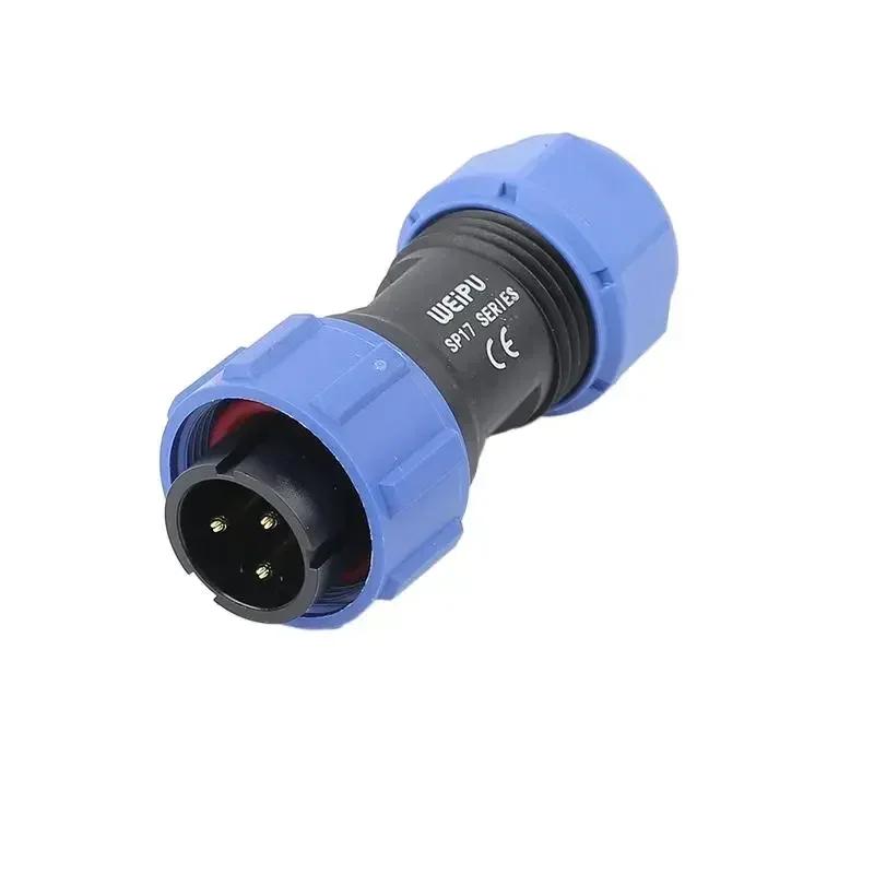 WEIPU SP17 SP1710 SP1712 IP68 Waterproof Aviation Connector Male Plug Female Socket Adapter 2 3 4 5 7 9 10 Pin For Medical LED