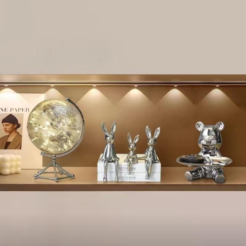 Прозрачный шар с лампой, светящийся орнамент, роскошная настольная лампа, украшение, подарок девушке на выпускной ученику средней школы