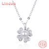 Линдон Стерлингового Серебра 925 Классическое Женское Ожерелье Кулон Циркон Модный Подарок