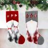 Cloth Candy Socks Gift Bag Hanging Christmas Decorations Cute Christmas Stocking for Home