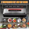 Built-in Cutter High Quality Stainless Steel External Vacuum Sealer with Vacuum Bags EU Plug