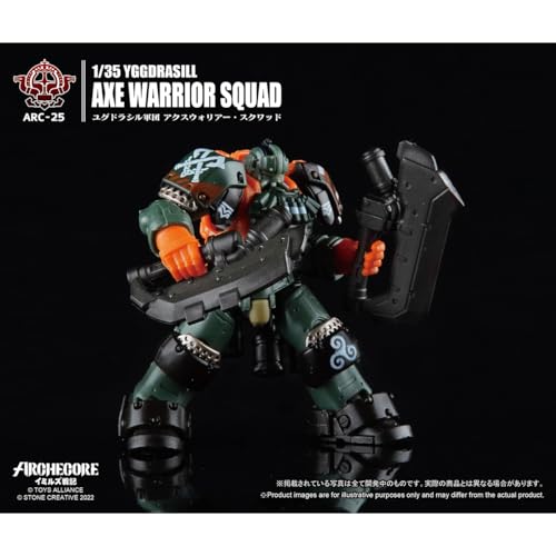 HiPlay TOY ALLIANCE Масштаб 1/35 Archecore ARC-25 Корпус Иггдрасиль Отряд Воинов с Топорами Экшн-фигурка (Предварительно окрашенный, Собрано)