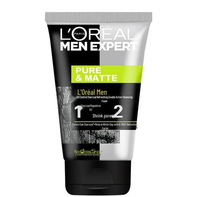 L'Oreal Men's Expert Угольный очищающий гель для жирной кожи