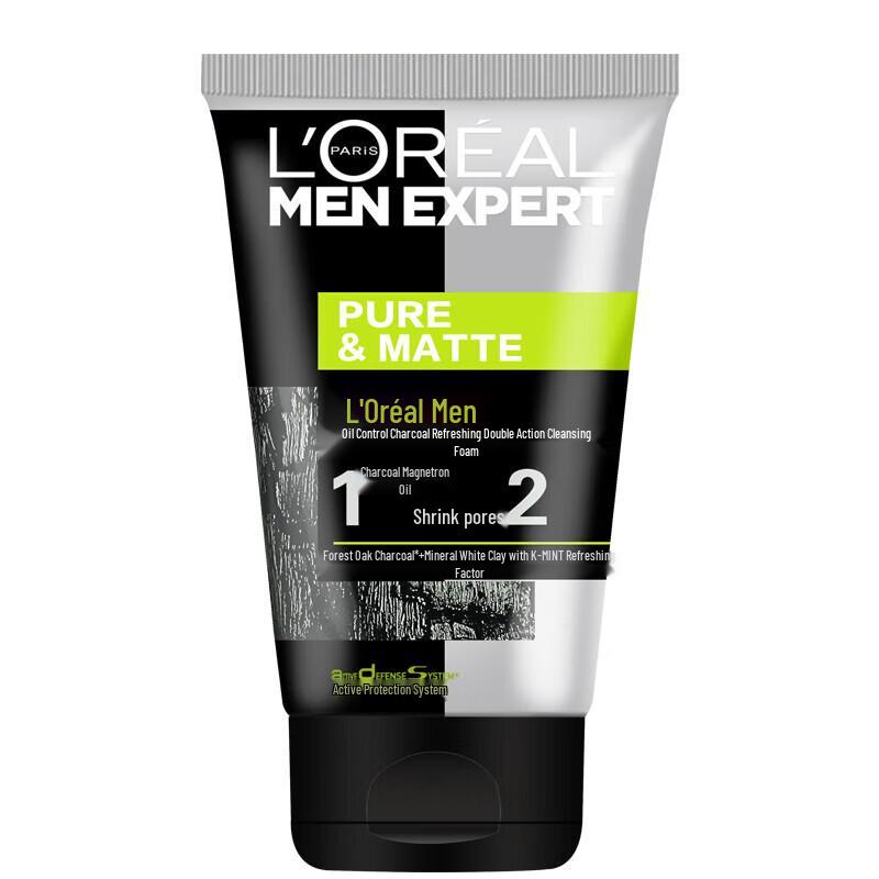 L'Oreal Men's Expert Угольный очищающий гель для жирной кожи