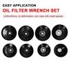 30Pcs Oil Filter Captype Removal Wrench Socket Set 12inch 12.5mm Mouth Car Fuel Filter Remover