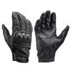 Daytona Motorcycle Gloves Genuine Leather Hard Protector Smartphone Compatible Cow Leather Punching Mesh Protector Gloves Black XL Size 18914