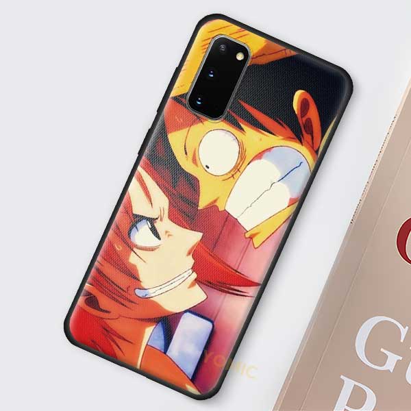 Цельный чехол с рисунком аниме для Samsung Galaxy S20 FE S21 S10 Note 20 Ultra S9 Plus S8 10 Lite S10e 9, черный чехол для телефона