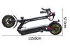 Электрический скутер X1, 55 км/ч, МАКС. СКОРОСТЬ, МАКС. ДИАПАЗОН 40-50 КМ.