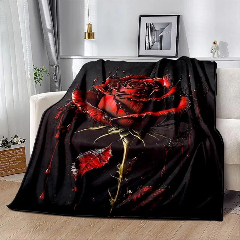 Nordic Love Rose Flowers Daisy одеяло, мягкое одеяло для дома, спальни, кровати, дивана, пикника, путешествия, офиса, отдыха, одеяло, детское одеяло