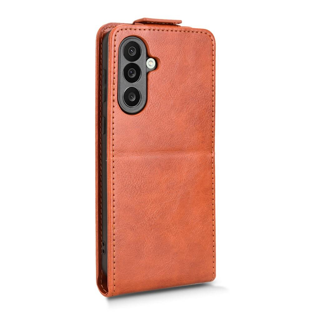 For Samsung Galaxy M56 5G Stand Case Magnetic Clasp Vertical Flip Leather Phone Cover with Card Holder
